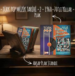 Türk Pop Müzik Tarihi-2 Plak ve Ahşap Plak Standı