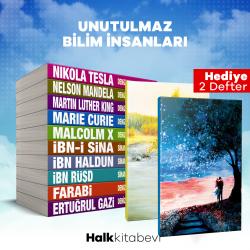 Unutulmaz Bilim İnsanları 10 Kitap ve İkili Manzara Defter