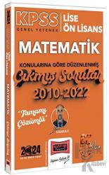 Yargı Yayınları 2024 KPSS Lise Ön Lisans Genel Yetenek Matematik Konularına Göre Düzenlenmiş 2010-2022 Tamamı Çözümlü Çıkmış Sorular