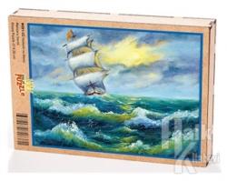 Yelkenli ve Deniz Ahşap Puzzle 204 Parça (MZ01-CC)