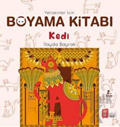 Yetişkinler İçin Boyama Kitabı - Kedi