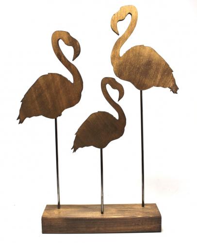 Ayaklı Üçlü Flamingo Ailesi - Halkkitabevi