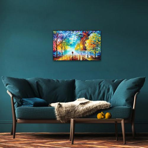 Vera Bir Sonbahar Baskılı Ahşap Tablo - Halkkitabevi