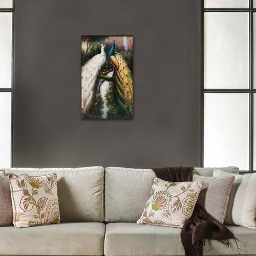 Vera Tavuskuşu Baskılı Ahşap Tablo - Halkkitabevi