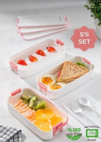 Gondol 3 Katlı Taşınabilir Yemek Kabı – Lunch Box - Halkkitabevi
