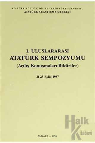 1. Uluslararası Atatürk Sempozyumu