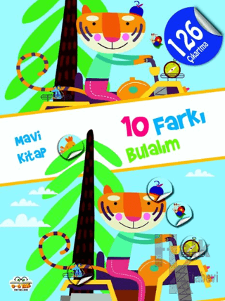 10 Farkı Bulalım - Mavi Kitap