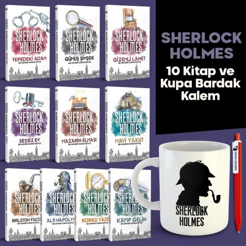 Sherlock Holmes 10 Kitap - Kupa - Kalem Seti - Halkkitabevi