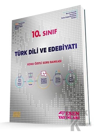 10. Sınıf Türk Edebiyatı Konu Özetli Soru Bankası Esen Yayınları