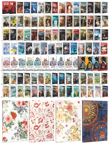 103 Dünya Klasiği ve Çiçekli Planlama Defteri Seti -1 - Halkkitabevi