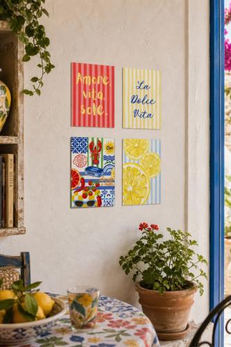 La Dolce Vita Tablo Seti 4'lü Set – Sicilya Temalı- 15x20 cm, 3 mm MD La Dolce Vita Tablo Seti 4'lü Set – Sicilya Temalı- 15x20 cm, 3 mm MD