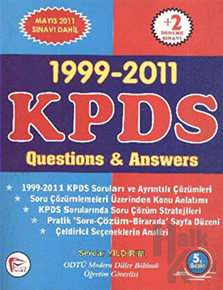 1999-2011 KPDS Questions & Answers - Halkkitabevi