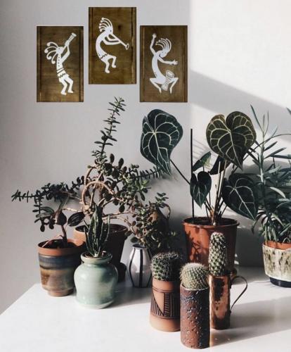 Kokopelli 3'lü Uzun Tablo , Seri 3 - Halkkitabevi