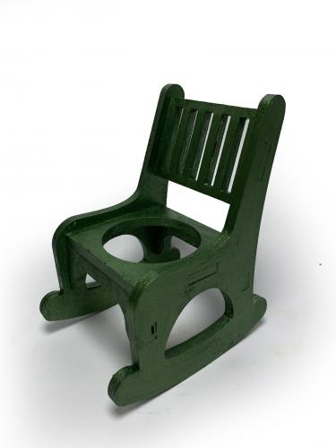 Lora Sallanan Sandalyeli Çiçeklik, Çimen Yeşili - Halkkitabevi