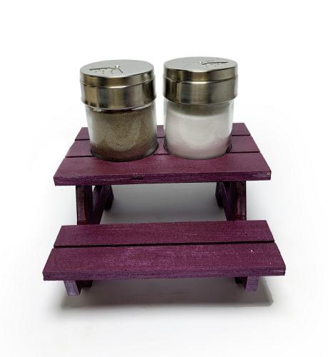 Küçük Mürdüm Ahşap Yuvalı Bank Sunumluk - Halkkitabevi