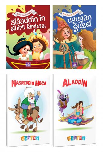 2 Renkli Dünya Masalı ve 2 Masal Karakteri Temalı 64 Sayfa 13,5x19,5 O