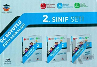 2. Sınıf Tüm Dersler Üç Boyutlu Soru Bankası Seti Zeka Küpü Yayınları 