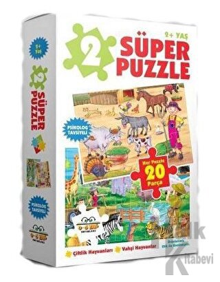 2 Süper Puzzle Çiftlik Hayvanları