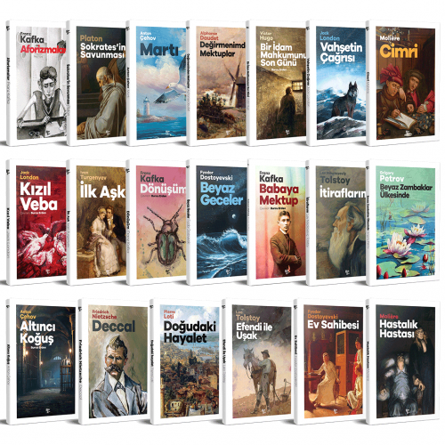 Unutulmaz Dünya Klasikleri Seti - 20 Kitap - Halkkitabevi