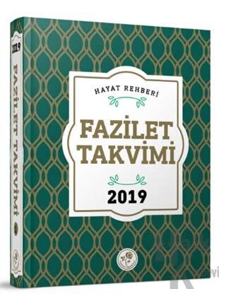 2019 Fazilet Takvim - Yurtiçi 1.Bölge Ciltli - Halkkitabevi