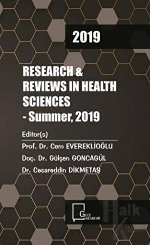 2019 Research Reviews in Health Sciences