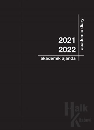 2021 2022 Akademik Ajanda Siyah - Halkkitabevi