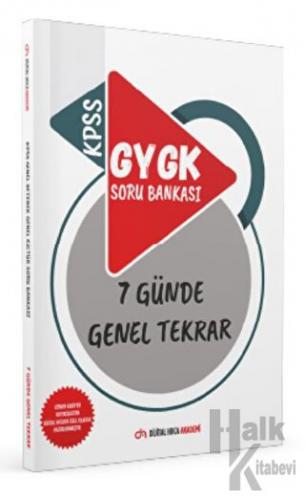KPSS GYGK Soru Bankası 7 Günde Genel Tekrar Kitabı