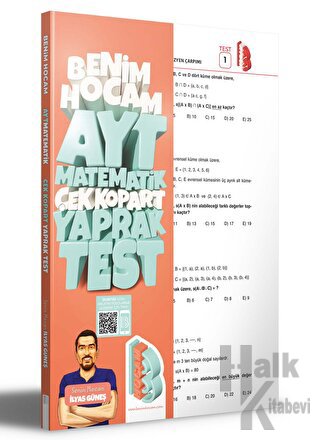 2023 AYT Matematik Çek Kopar Yaprak Test Benim Hocam Yayınları - Halkk