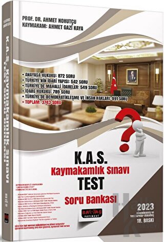 2023 KAS Kaymakamlık Sınavı TEST Soru Bankası