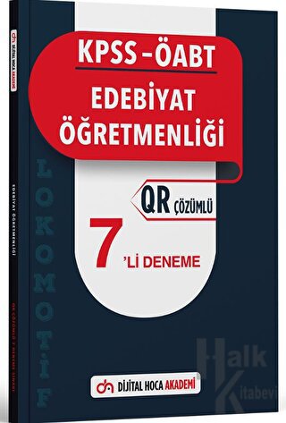 KPSS ÖABT Edebiyat Öğretmenliği Lokomotif Serisi QR Çözümlü 7'li Deneme Akademi