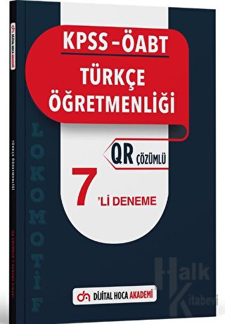 KPSS ÖABT Türkçe Öğretmenliği Lokomotif Serisi QR Çözümlü 7'li Deneme Akademi