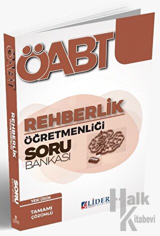 2023 ÖABT Rehberlik Öğretmenliği Soru Bankası Lider Yayınları - Halkki