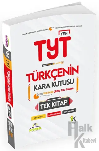 2023 TYT Türkçenin Kara Kutusu Tek Kitap Konu Özetli Dijital Çözümlü Ç