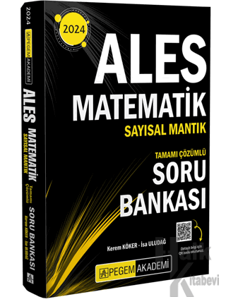 2024 ALES Matematik Sayısal Mantık Tamamı Çözümlü Soru Bankası - Halkk