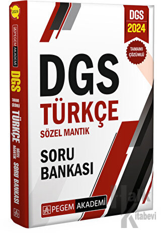 2024 DGS Türkçe Sözel Mantık Tamamı Çözümlü Soru Bankası - Halkkitabev