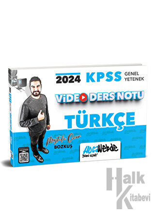 2024 KPSS Genel Yetenek Türkçe Video Ders Notu - Halkkitabevi