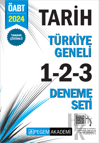 2024 KPSS ÖABT Tarih Tamamı Çözümlü Türkiye Geneli 1-2-3 (3'lü Deneme Seti)