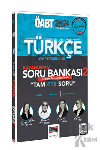 2024 ÖABT Türkçe Öğretmenliği Kazandıran Soru Bankası 2 - Halkkitabevi