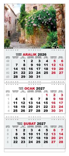 2027 Gemici Duvar Takvimi - Papingo Yunanistan - Halkkitabevi