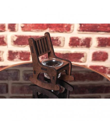 Lora Sallanan Sandalye T-Lıght Cam Mumluk - Halkkitabevi