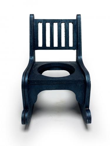 Lora Sallanan Sandalyeli Çiçeklik, Mavi - Halkkitabevi