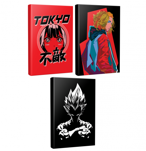 3 Defter Dragon Ball - Tokyo Revengers - Fearless - Halkkitabevi