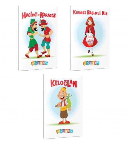 3'lü 64 Sayfa 13,5x19,5 Okul Defteri Seti 2 - Halkkitabevi