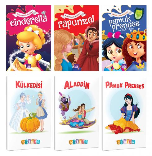 3 Renkli Dünya Masalı ve 3 Masal Karakteri Temalı 64 Sayfa 13,5x19,5 O