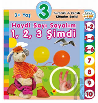 3+ Yaş Haydi Sayı Sayalım 1,2,3 Şimdi (Ciltli)