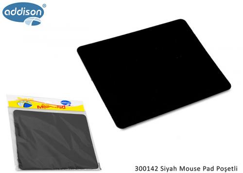 Addison 300142 Siyah Mouse Pad Poşetli - Halkkitabevi