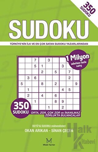 350 Sudoku (Yeşil Kapak) - Halkkitabevi