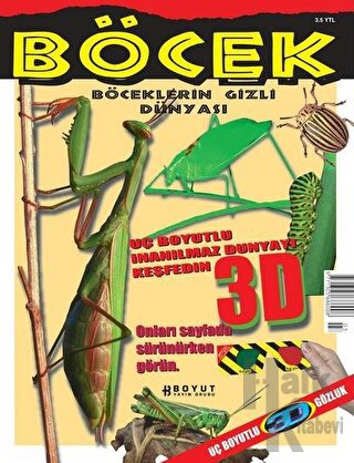 3D Çocuk Dergisi - Böceklerin Gizli Dünyası