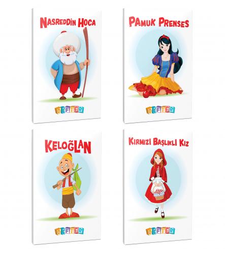 4'lü 64 Sayfa 13,5x19,5 Okul Defteri Seti 1 - Halkkitabevi