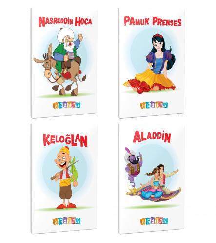 4'lü 64 Sayfa 13,5x19,5 Okul Defteri Seti 4 - Halkkitabevi